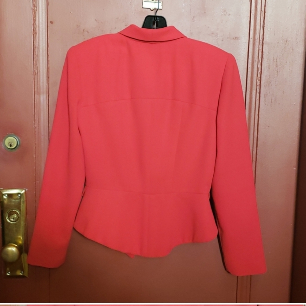 Cache Longsleeve Button Down Red Blazer/Cardigan … - image 6